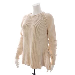 J.Crew Knitted Cream Long Sleeve Crew Neck Pullover Sweater Womens Size M